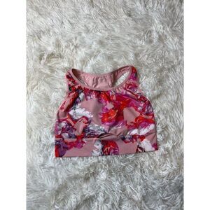 Victoria Sport Pink Floral Sports Bra XS